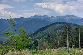 Krásné panoráma Malé Fatry.