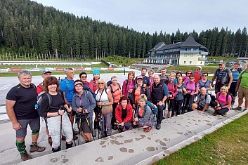 1.den- krátká trasa Rudno polje-Uskovnica, dlouhá Viševnik, Blejská koča, Planina Zajavornik