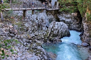 2.den- soutěska Vintgar a lázeňské městečko Bled s hradem a vyhlídkami.