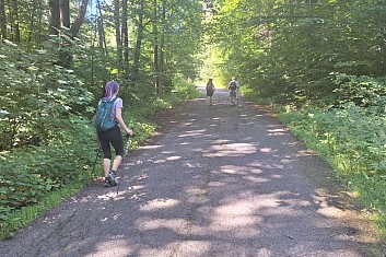 Prvnich 6 km jen stoupáme.