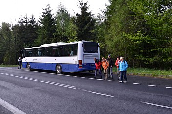 Začátek dnešní trasy je poněkud dobrodružný (IČ)