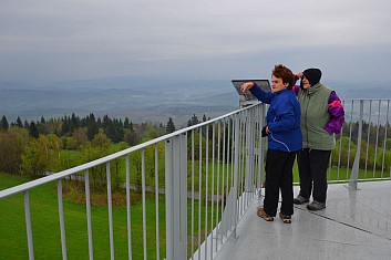 Na rozhledně panovalo nevlídné počasí (IČ)