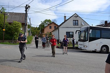 Naše trasa začíná v Klabavě (IČ)