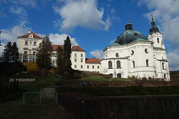 Barokní poutní kostel Jména Panny Marie v Křtinách 