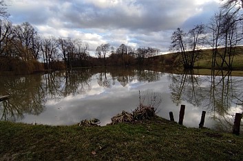 Rybník v Blahutovicích.